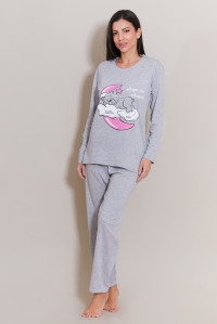 77410-yulien Gris - Conjuntos de pijama