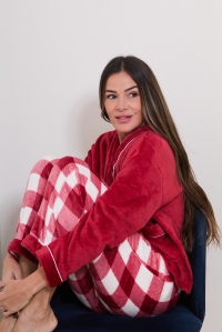 4135-imaz Rojo - Conjuntos de pijama