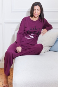 61477-moly Violeta - Conjuntos de pijama