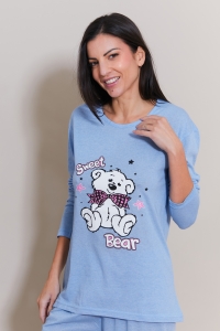 77417-liubov Azul - Conjuntos de pijama