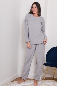 06431-siri Gris - Conjuntos de pijama