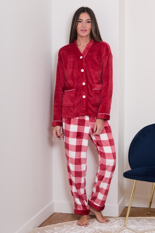 4135-imaz Rouge - Ensembles pyjama