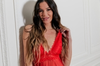 691614-atris Rouge - Ensemble nuisette / string