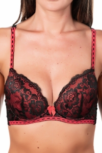 Falys Rouge - Ensemble soutien-gorge / tanga