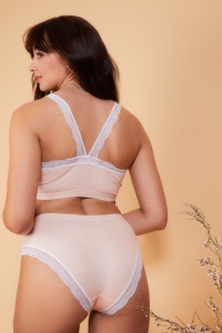 80068-frany-ensemble Rose - Ensemble soutien-gorge / shorty