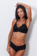 032614-aros Noir - Ensemble soutien-gorge / shorty, image n° 1