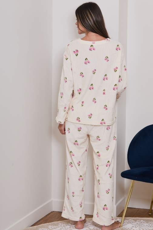 13447-pasta Beige - Ensembles pyjama