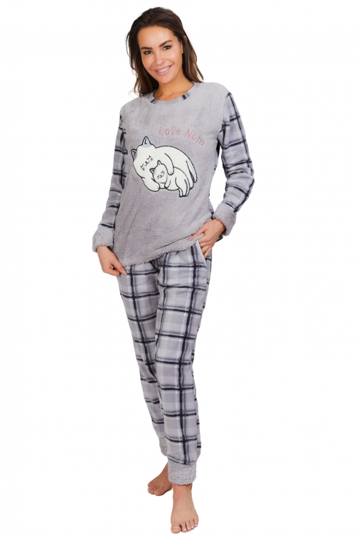 20029-love Grey - Conjuntos de pijamas