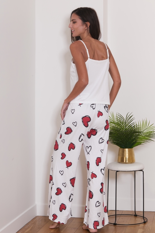 2043-liga Blanc - Ensembles pyjama