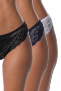 3402-jony Black-white-navy - Panties, image n° 1