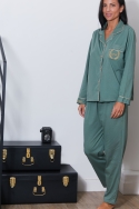 411-jeanne Vert - Ensembles pyjama, image n° 2