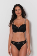 42203-flao Negro - Conjunto de sujetador y tanga, image n° 1