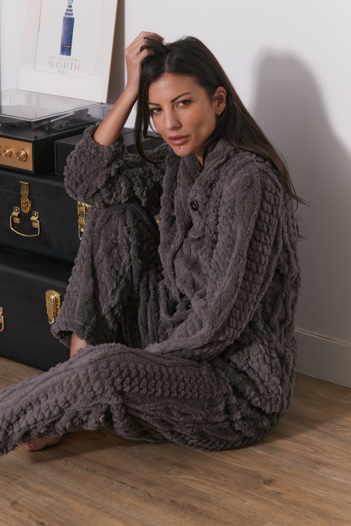 5298-somal Gris - Conjuntos de pijama