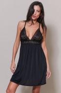 70209-sisi Black - Nightie / G-string set, image n° 1