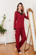 77001-naomie Bordeaux - Ensembles pyjama, image n° 1