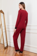 77001-naomie Burdeos - Conjuntos de pijama, image n° 4