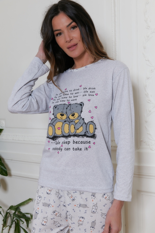 77051-aylin Grey - Pyjama sets