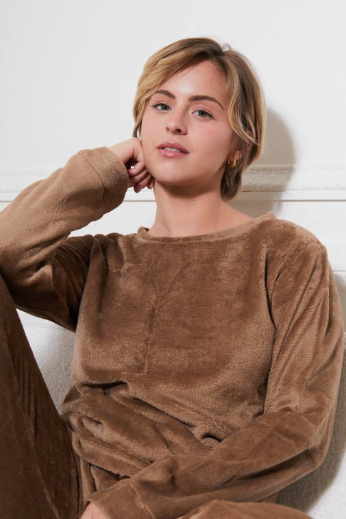 77122-sandy Camel - Ensembles pyjama