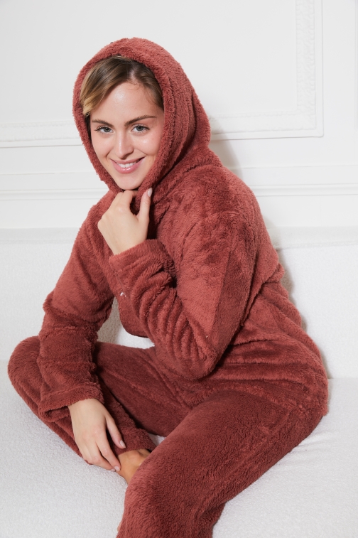 77123-prisca Bordeaux - Pyjama sets