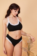 80068-frany-set Negro - Conjunto sujetador / Shorty, image n° 1
