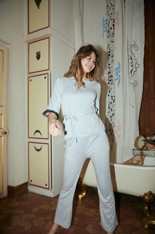 88109-perla Gris - Conjuntos de pijama