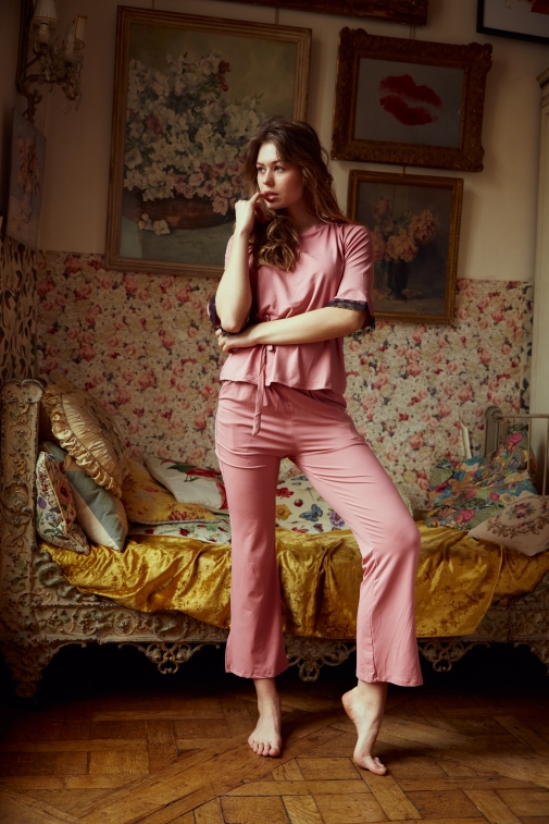 88109-perla Vieux_rose - Ensembles pyjama