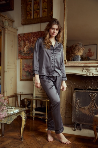 88113-ornella Anthracite - Ensembles pyjama