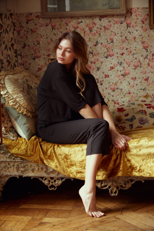 88117-tasha Noir - Ensembles pyjama