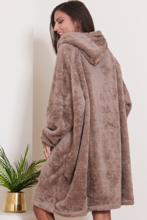 9124f-leeza Choco - Peignoir