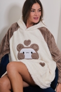 F2418-aubepine Choco - Bathrobe, image n° 4