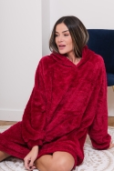 F2419-azalee Bordeaux - Bathrobe, image n° 5