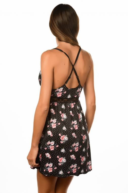 Morella Preto - Camisa de noite