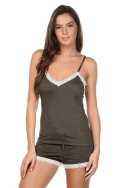 Nady Anthracite - Camisole / shorts set, image n° 1