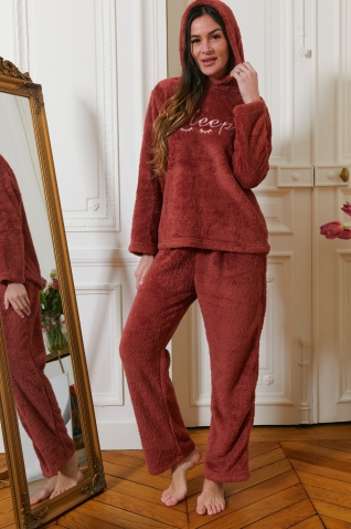 Us30388-line Bordeaux - Conjuntos de pijama