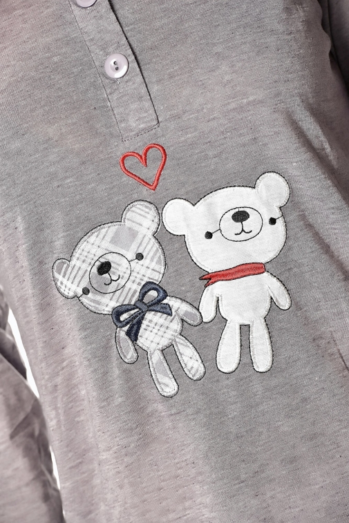 Vichy Gris - Conjuntos de pijama