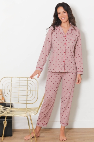 X3481-mano Rose - Ensembles pyjama
