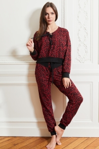 98118-hola Bordeaux - Conjuntos de pijama