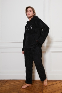 77124-angie Preto - Conjuntos de pijama