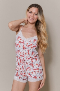 57211-lida White - Camisole / shorts set 0