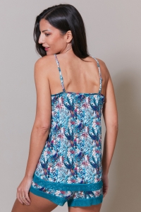 11275-dali Green - Camisole / shorts set